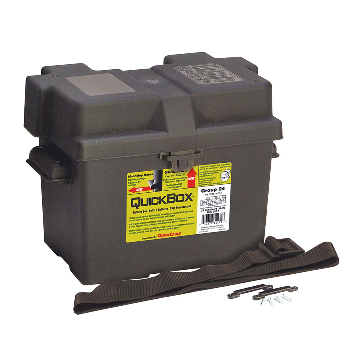 NOCO HM300BK Group 24 Snap-Top Battery Box HM300BK - The Home Depot