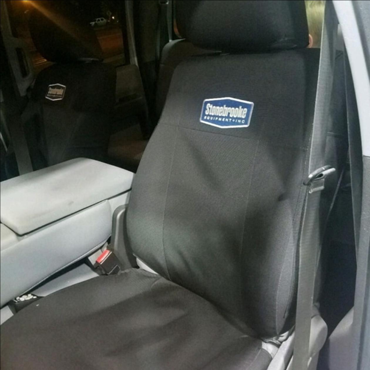 Fits 1999 Ford F250 F350 F450 F550 XLT Gray Cloth Bottom Seat Cover For DRIVER