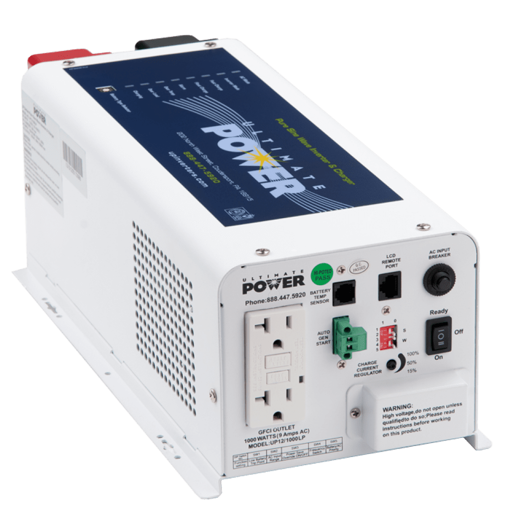 Ultimate Power Pure Sine Wave Low Profile Inverter-Charger 1000LP-CG