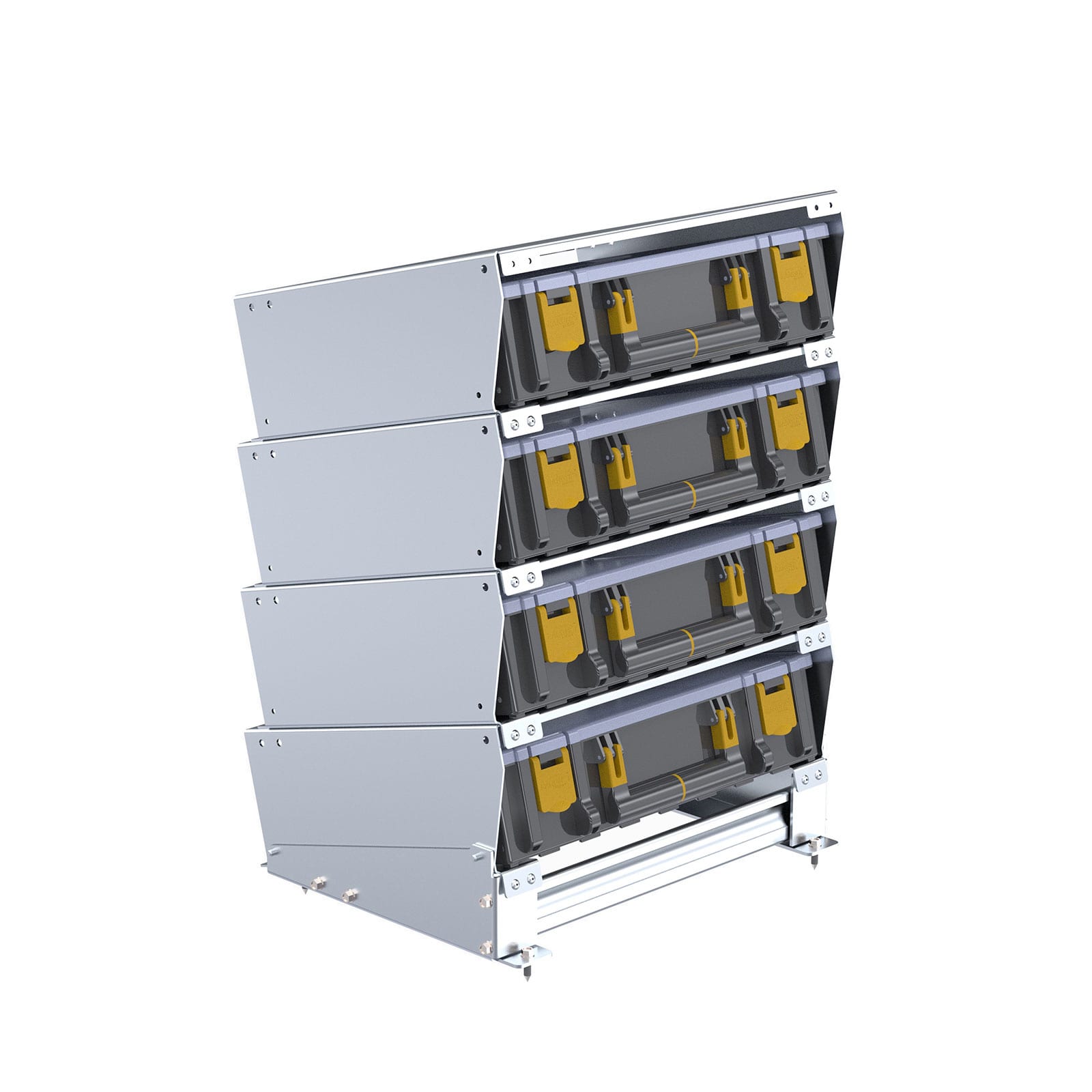 Ranger Design Partskeeper Parts Organizer Storage Cabinet With 4 Carry  Cases Model 62-U5074