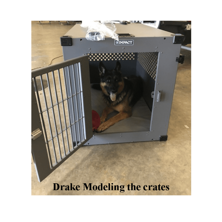 Drake is modeling the Crate before it is installed