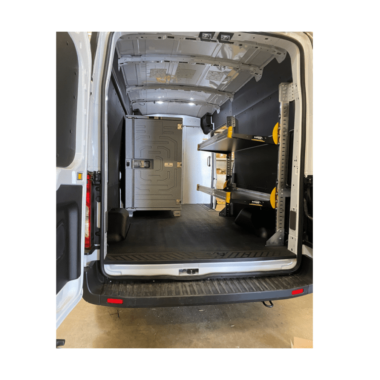 Fold-Away Cargo Van Foldable Shelving System F5-RA60-2