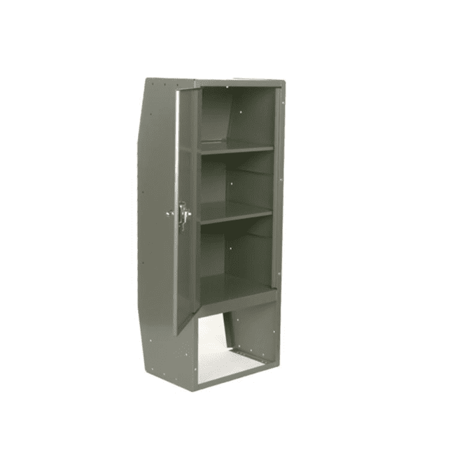 3-Shelf Cabinet W/Lock