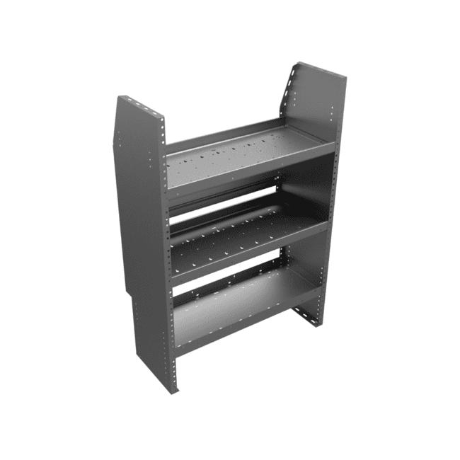 Steel Adjustable 3-Shelf Unit