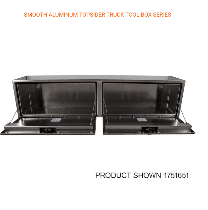 Buyers Products Aluminum Topsider Truck Tool Box with Drop Down
