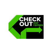 Check out our ramps logo in green, black and white.